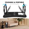 Lap Desk for Bed Adjustable Height, Foldable Bed Table with