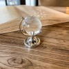 Crystal Globe, Crystal Ball Glass Sphere Display Globe, Glass Globe