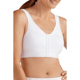 AMOENA Women's Ester Post Surgical Bra White, 36A