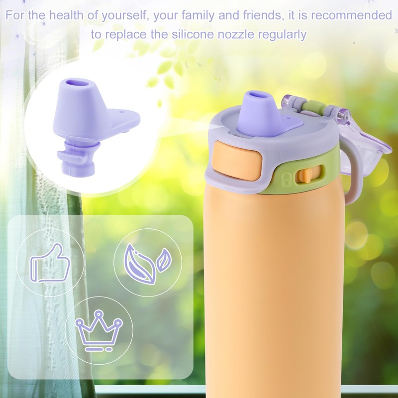 BOXOB 2pcs Spout Replacement for Ello Pop & Fill, 22oz/32oz