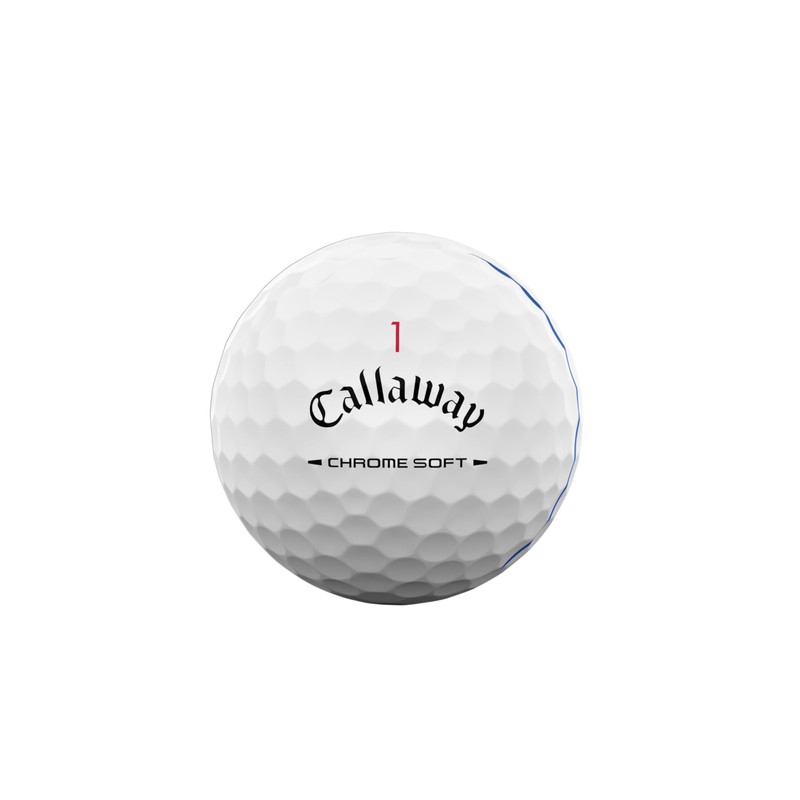 Callaway CHROME SOFT 26 3-Piece Triple Track Golf Balls, White