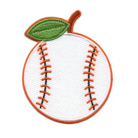 Houston Orange Baseball Patch Sports Team Parody Embroidered Iron On