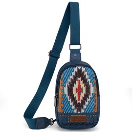 Montana West Aztec Crossbody Sling Bag for Women Western Fanny Pack Purse MBB-MW1316-2100JN