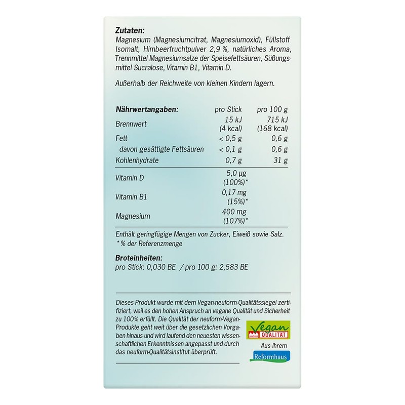 Magnesium 400 Direct Raspberry (84 g)