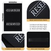 12 Pcs Reserved Seating Signs Reserved Chair Sign Printed Placeholder