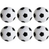 TOSAMZOO 6 Pack Foosball Table Replacement, 1.42 Inch/36mm Black and