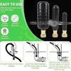 Cryfokt Drain Bladder Kit, 3PCS Rubber Drain Cleaning Bladder Unclogger
