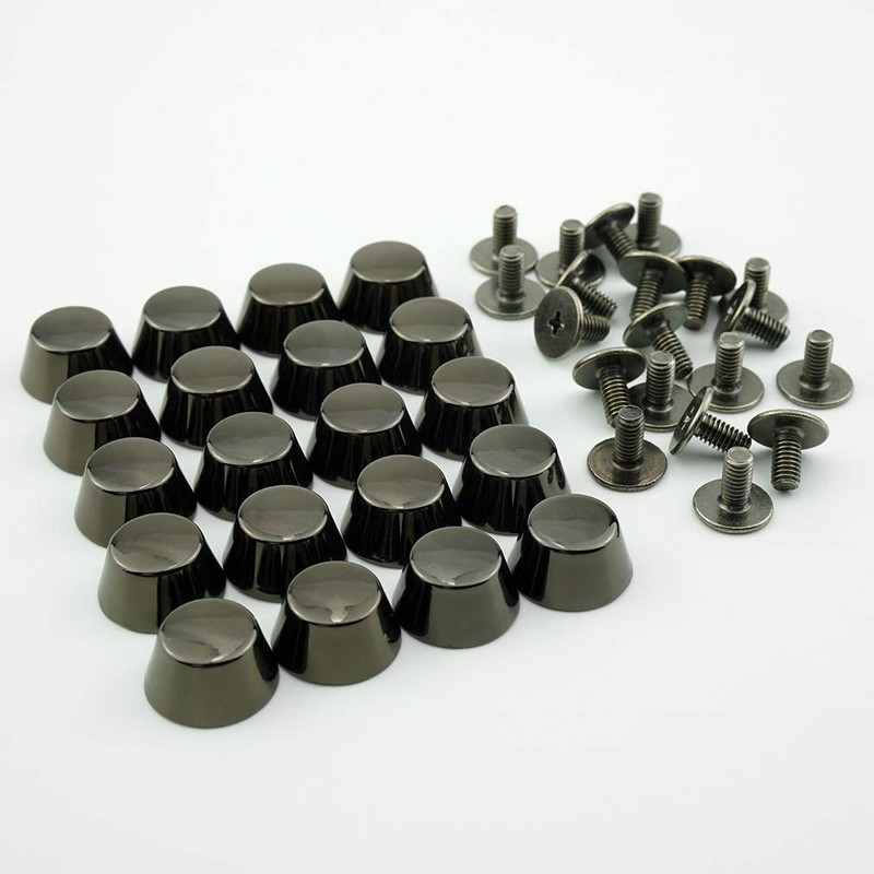 Bottom Studs Brass Screw Type Trapezoid Type 20 Piece Bag