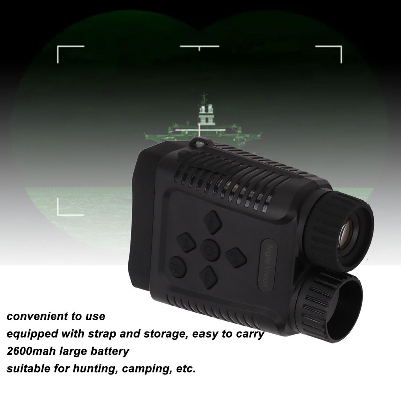 Night Vision Binoculars ABS Metal 2.4in TFT LCD 1080P HD