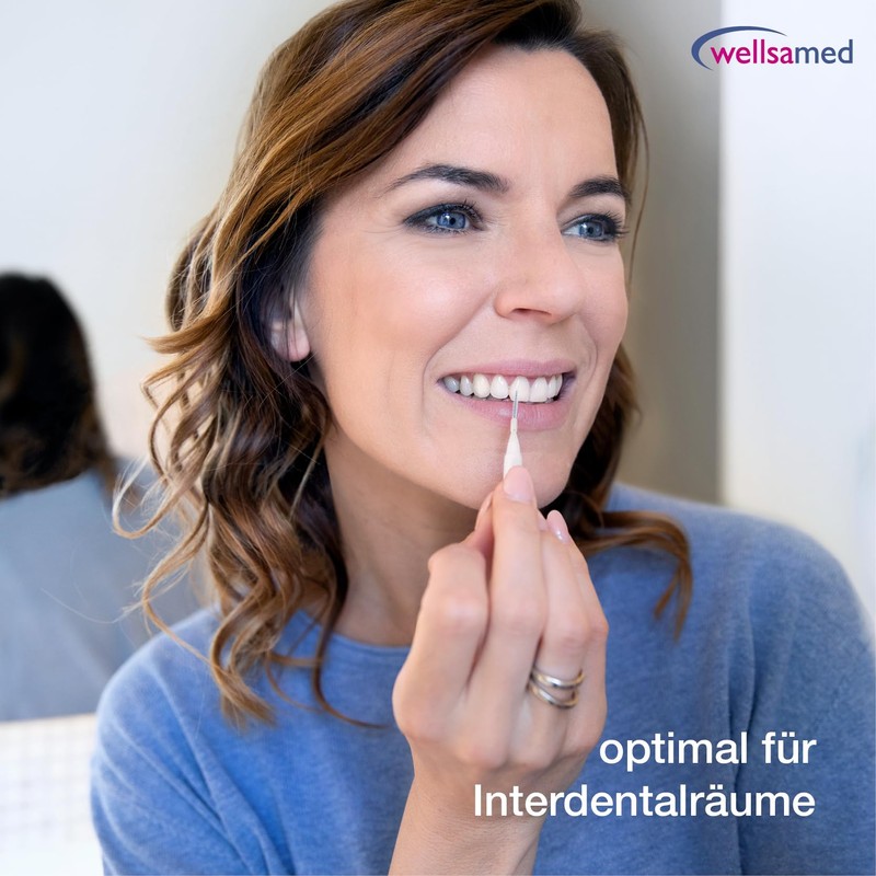 wellsamed Travelbrush Pack of 6 Interdental Brushes, ISO 0: 0.4