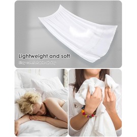 MANCYFIT Half Slips for Women Underskirt Dress Extender Lace Trim Knee Length Midi Skirt 19-26" Length White Large