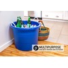 United Solutions Easy-Access Storage Rope Handle Tub, 19 Gallon, Blue,