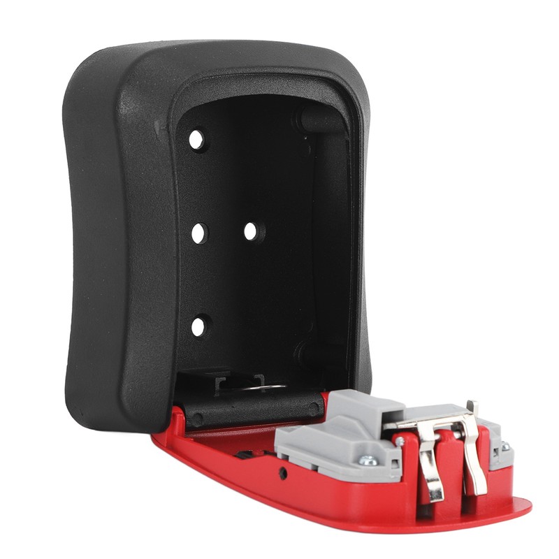 Key Lock Box Alloy Portable Wall Mounted 4 Digit Combination