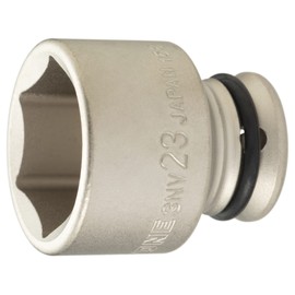 TONE Impact Socket 3NV-23 Insertion Angle 0.3 inch (9.5 mm) (3/8 mm), Double Side Width 0.9 inches (23 mm)