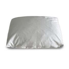 Green Natural and Organic Shredded Latex Pillow - Queen Size - GOLS Certified Organic - Adjustable Bed Pillows for Sleeping - Soft Pillow for Side and Back Sleepers - Zippered Organic Cotton Cover