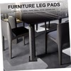 LALAFINA Multi Function Rubber Furniture Coaster Square Leg Pads for