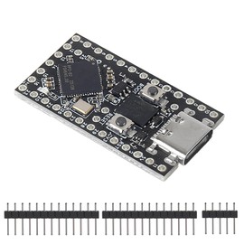 Pro Micro RP2040 Development Board Dual-Core, 264KB RAM 16MB Flash USB-C Type-C Interface Compatible with MicroPython Compact Embedded System Module