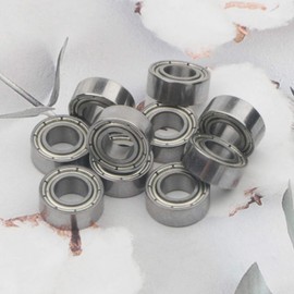 Unxuey Pack of 10 5 x 10 x 4 mm Miniature Steel Deep Groove Ball Bearings Skateboard Bearings MR105ZZ L-1050ZZ Pack of 10