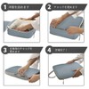 Stylish and Cool Travel Compression Bags, Set of 6 (Grey),