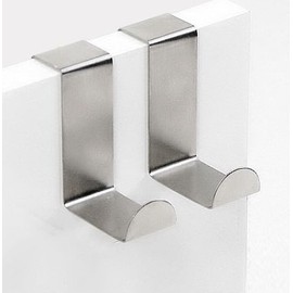 Easy to Install Stainless Steel Simple Door Hanger Door Hook for Door/Door Set of 2