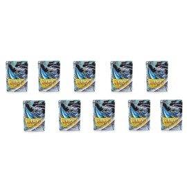 10 Packs Dragon Shield Matte Mini Japanese Clear 60 ct Card Sleeves Display Case