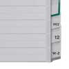 Leitz Register für A4, Deckblatt aus Karton und 12 Trennblätter