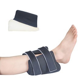 Ehucon Fersenschutzkissen, Fußkissen, das Druck und Dekubitus entfernt, Fersenschützer für Druckgeschwüre zum Schutz vor Heilung (Blau, Ledig)