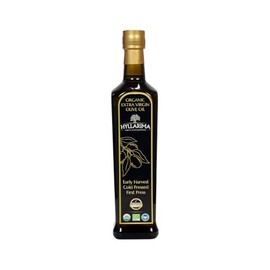 Hyllarima Organic Extra Virgin Olive Oil 33.8FL OZ | Early-Harvest |%100 Organic | First Cold Pressed | Family Harvest | Chemical Free (ORGANIC OLIVE OIL, 16.9 FL OZ)
