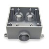 Weatherproof Box, 3Inlet, 1 in Hub, PVC