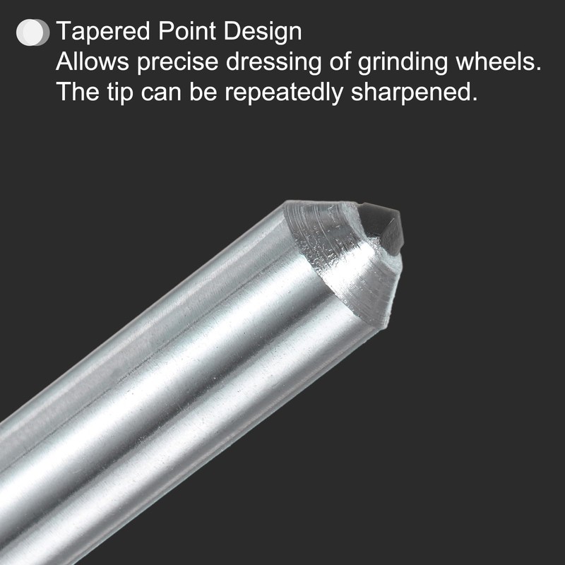 sourcing map 3pcs Diamond Dressers Single Tapered Point Grinding Wheel