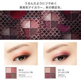  Visee Riche Glossy Rich Eyes N Eyeshadow RD-6 Brownish Red 4.5g (x 1) RD-9 Passion Red series