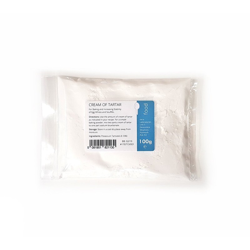 Intralabs Cream of Tartar for Baking & Playdough, Pure Food