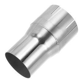 Motoforti 2.5"OD to 3"OD Mandrel Exhaust Bend Elbow Concentric Reducer T304 Stainless Steel Pipe Adapter 5 Inch Length Silver Tone