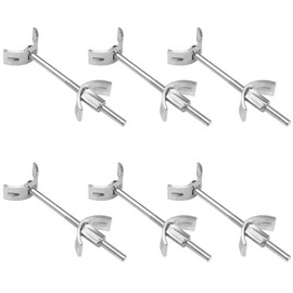 Furniture Connectors, 6 Pieces Worktop Connectors, 100mm Wood Connectors, Furniture Connector Screws, Connectors, Connecting Screw, for Worktop