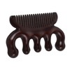 Mikinona Wooden Gua Sha Comb Portable Scalp Care Tool for