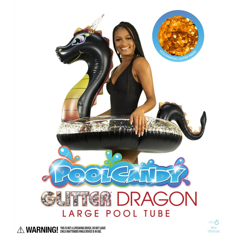 Poolcandy Inflatable 40" inch Animal Pool Tubes & Swim Rings