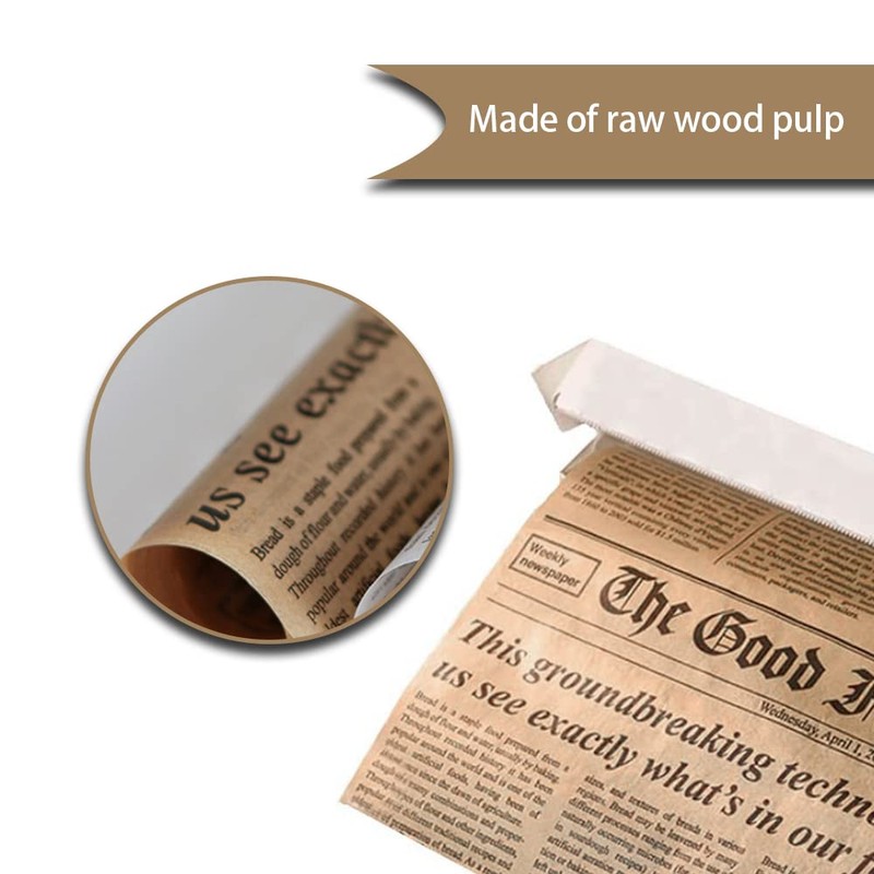 Baking Parchment Paper Roll Non Stick Baking Paper Newspaper Printing