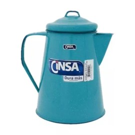 Cinsa Jarra Cafetera Tetera 1.5 Litros Cinsa Peltre Turquesa