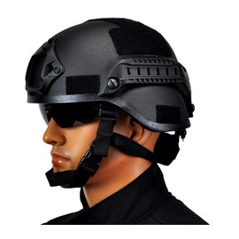 T.D.Well Survival Game Helmet Tactical Helmet SWAT Special Forces Military Helmet Black
