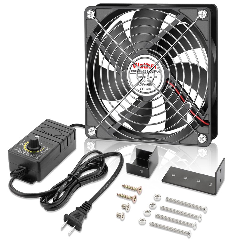 Wathai 120mm x 25mm Small Box Muffin Fan Dual Ball
