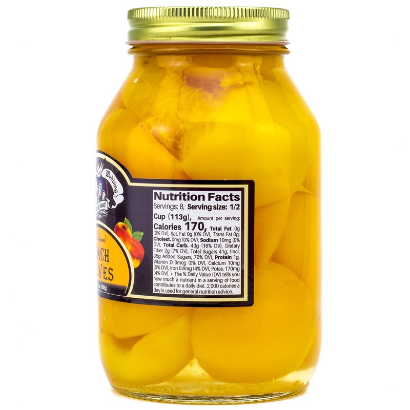 Amish Wedding Foods Old Fashioned Peach Halves 2 - 32