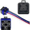 GUUZI 30/40 Amp 12V DC Waterproof Relay with Wiring Harness,