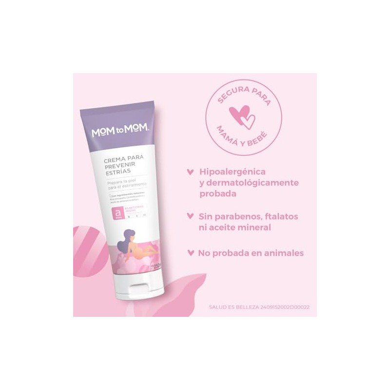 MOM to MOM Crema para Prevenir Estrías ETAPA a 250ml