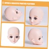 Ipetboom Eyelash Extension Training Head Mold for Beginners Realistic Makeup