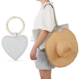 SCANDIHOME Pack of 2 Travel Magnetic Hat Clip, Pocket Hat Clip Cap Holder Clips for Travel, Handbag, Multifunctional Fashion Sun Hats Clip for Women and Men