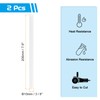 sourcing map ABS Plastic Rod Round Solid Bar 10 mm