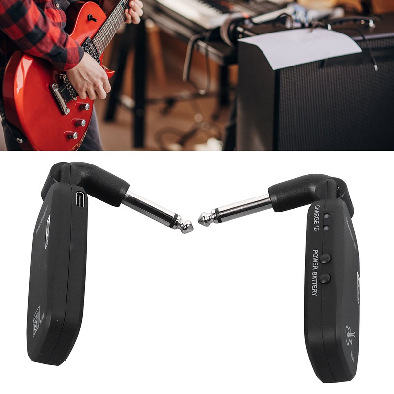 Wireless Guitar Transmitter Receiver System 50meter Bluetooth Audio Transmit Universal