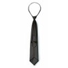 Aero Phoenix Pilot Uniform Zipper Tie - Black - 21"