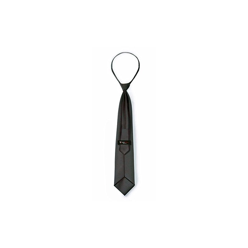 Aero Phoenix Pilot Uniform Zipper Tie - Black - 21"
