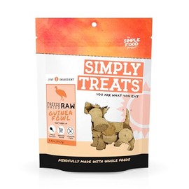 Simple Food Project The Freeze Dried Raw Dog Treats Grain Free, All Natural, with Just 1 Ingredient Guinea Fowl for Dogs Use As Training Treats for Puppies, Small, Medium, Or Large Dogs